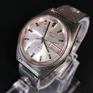 シチズン(CITIZEN)の希少【稼働品】CITIZENシチズン　セブンスター　デラックス　シルバー　23石(腕時計(アナログ))