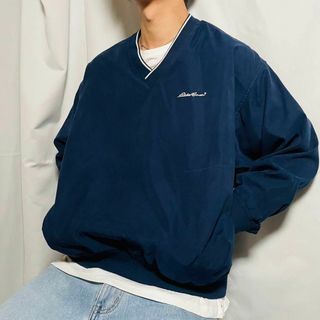 エディーバウアー(Eddie Bauer)の90sヴィンテージ Eddie Bauer GOLF ゴルフ アノラックパーカー(ナイロンジャケット)