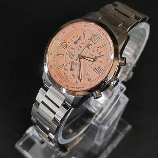 シチズン(CITIZEN)の極美品【稼働品】CITIZEN　シチズンXC　ピンクF500　クォーツ　シルバー(腕時計)