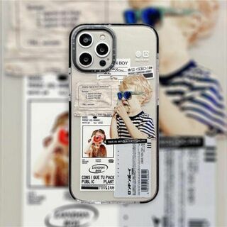 iPhone 14Plus ケース キッズイラスト かわいいA【77-22】(iPhoneケース)