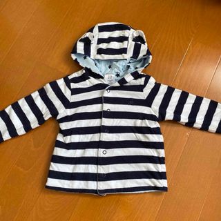 ギャップキッズ(GAP Kids)のBEBY GAP ベビー 長袖 パーカー カーディガン  3-6ヶ月(カーディガン/ボレロ)