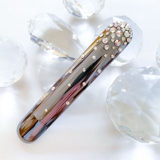 SWAROVSKI - IQOS アイコスイルマ イルマi ドアカバー スワロフスキーデコ ペブルグレー