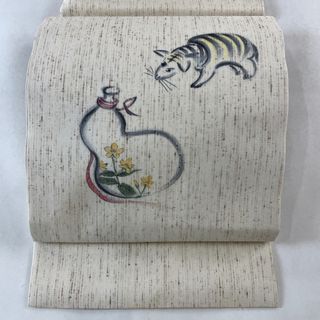 名古屋帯 秀品 正絹 【中古】(帯)