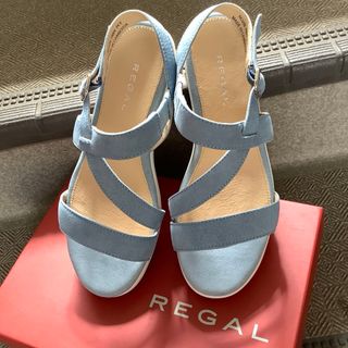 リーガル(REGAL)のREGAL リーガル ウェッジソール クロスストラップ サンダル(サンダル)