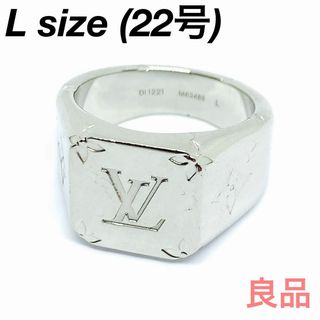 LOUIS VUITTON - ☆良品☆ルイヴィトン 指輪 L 22号 メンズ シグネットリング 0506s19