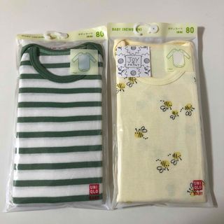 ユニクロ(UNIQLO)のUNIQLO   ボディスーツ　80(ロンパース)