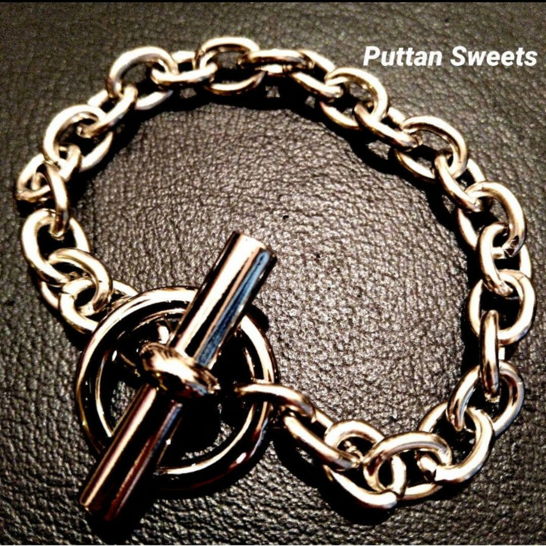 【Puttan Sweets】サークルオーヴァルブレスレットMM425 メンズのアクセサリー(ブレスレット)の商品写真