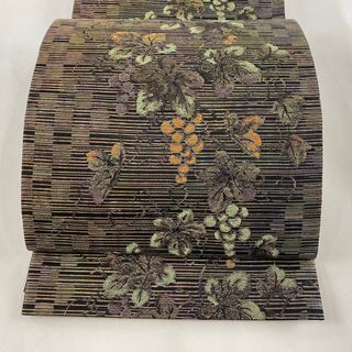 袋帯 美品 名品 六通 正絹 【中古】(帯)