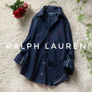 ポロラルフローレン(POLO RALPH LAUREN)のラルフローレン　長袖BDコットンシャツ　クラシックフィット　ロゴ刺繍　白ステッチ(シャツ/ブラウス(長袖/七分))