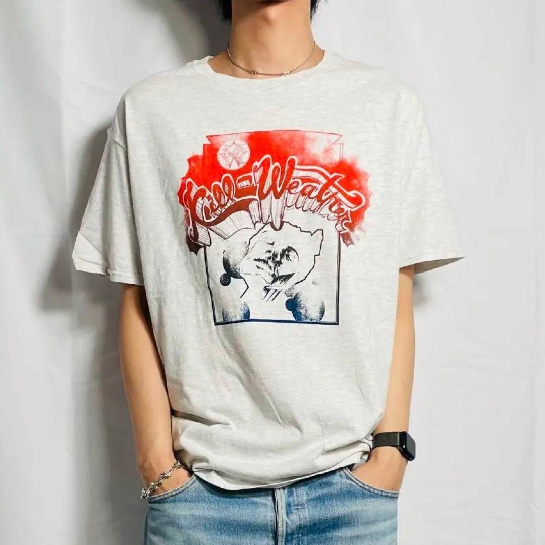 VINTAGE(ヴィンテージ)のKill Weather キルウェザー 杢グレー ヘインズ ヘビーウェイト メンズのトップス(Tシャツ/カットソー(半袖/袖なし))の商品写真