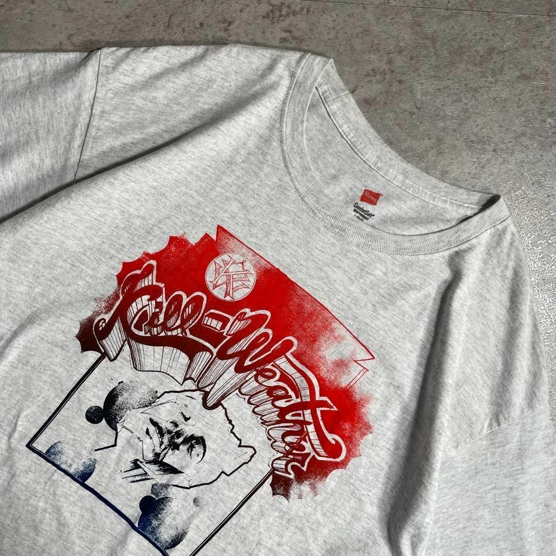 VINTAGE(ヴィンテージ)のKill Weather キルウェザー 杢グレー ヘインズ ヘビーウェイト メンズのトップス(Tシャツ/カットソー(半袖/袖なし))の商品写真