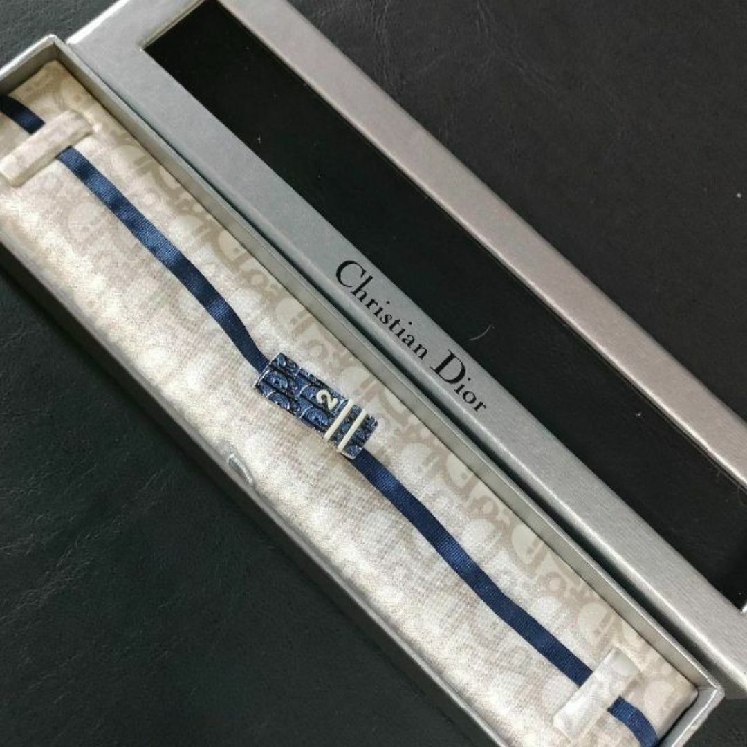 極美品】Dior ディオール ネックレス トロッター ブルー 極美品】Dior ディオール ネックレス トロッター ブルー