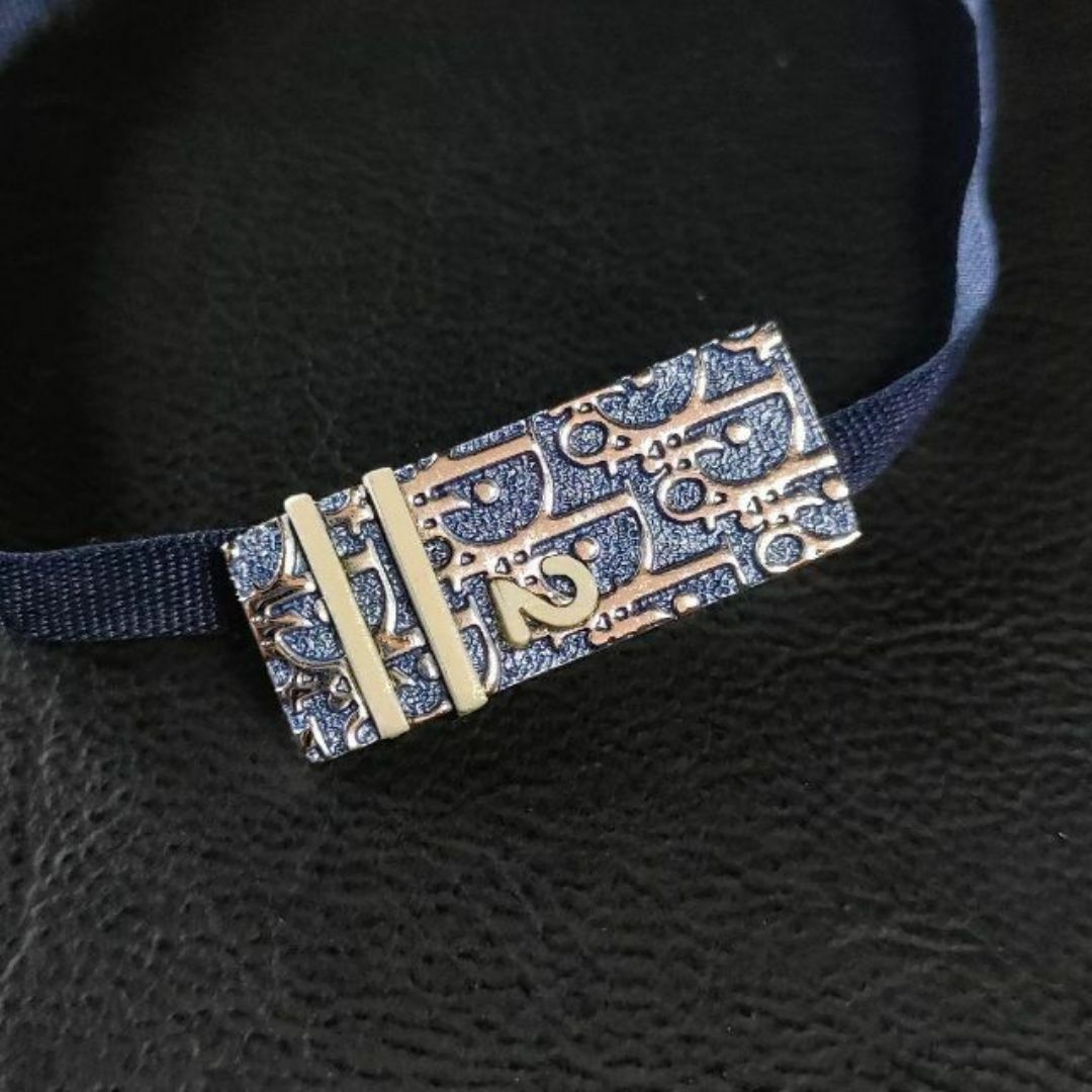 極美品】Dior ディオール ネックレス トロッター ブルー 極美品】Dior ディオール ネックレス トロッター ブルー