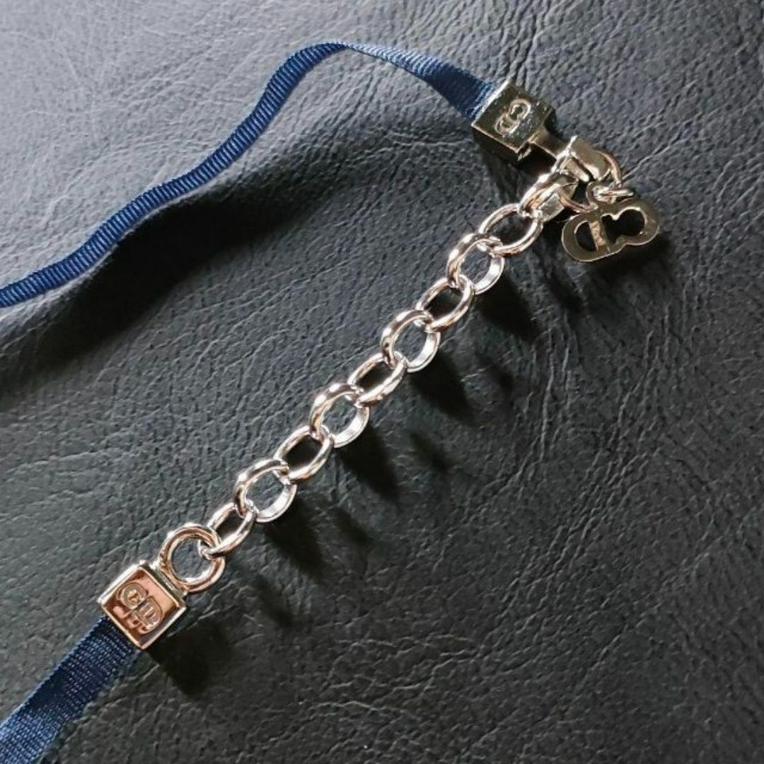 極美品】Dior ディオール ネックレス トロッター ブルー 極美品】Dior ディオール ネックレス トロッター ブルー