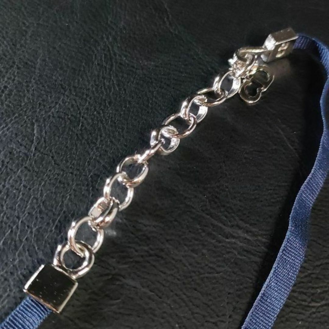 極美品】Dior ディオール ネックレス トロッター ブルー 極美品】Dior ディオール ネックレス トロッター ブルー