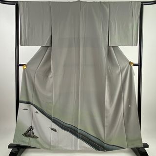 付下げ 身丈160cm 裄丈64cm 正絹 秀品 【中古】(着物)