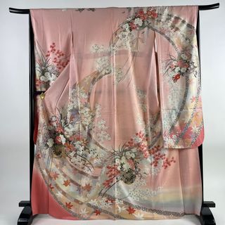 振袖 身丈165cm 裄丈66.5cm 正絹 秀品 【中古】(着物)