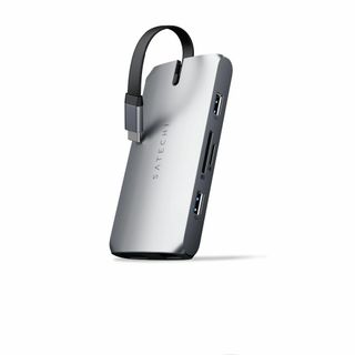 【色:スペースグレイ】Satechi On-The-Go USB-Cハブ 9-i(PC周辺機器)