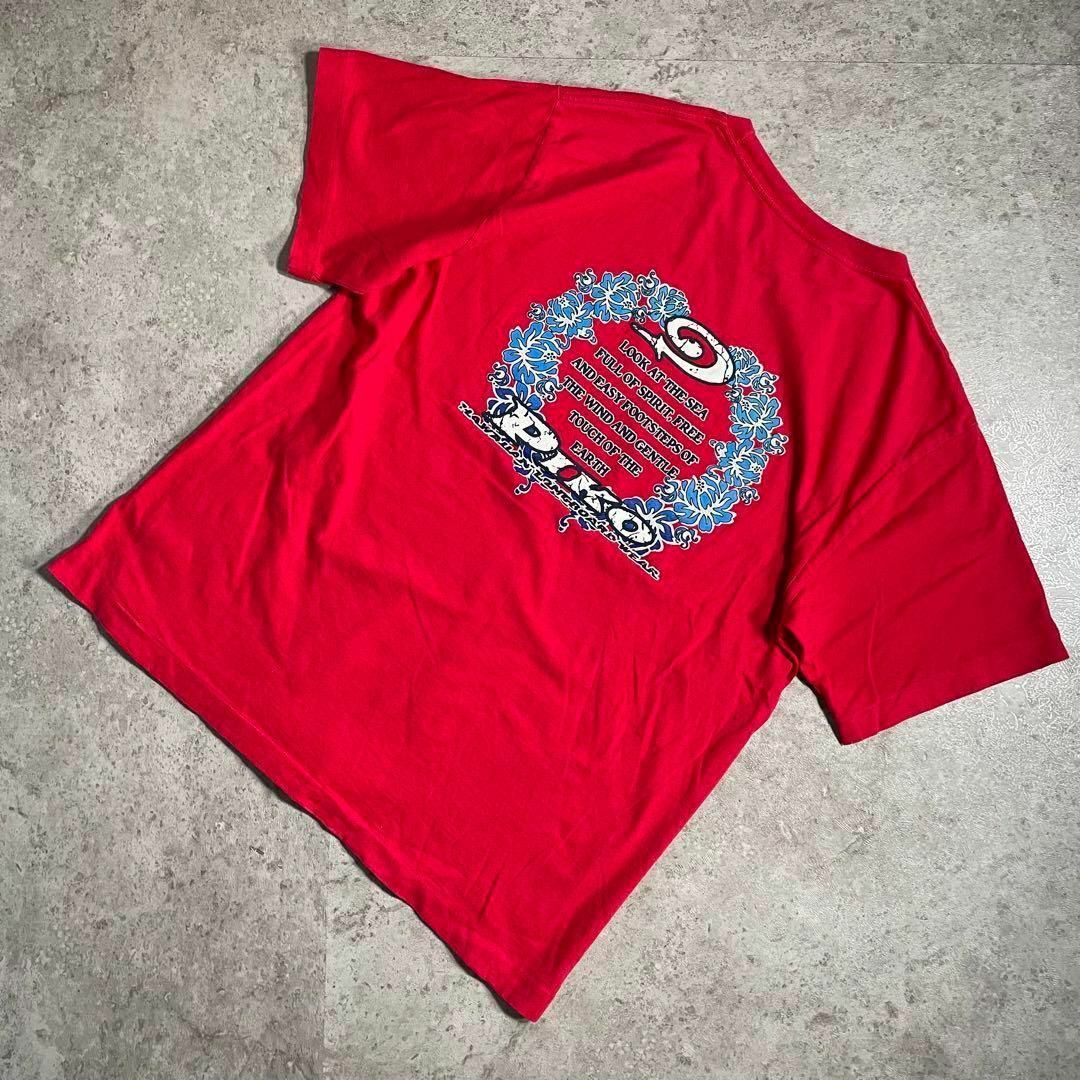 PIKO - 90sオールド ピコ ロゴTシャツ 赤レッド シングル PIKO - 90sオールド ピコ ロゴTシャツ 赤レッド シングル
