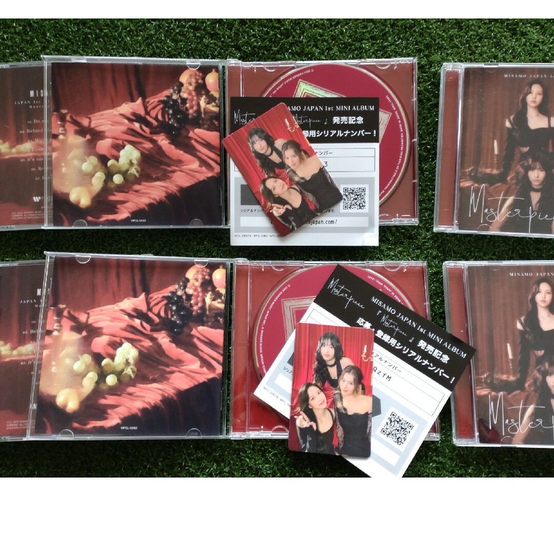 新品6枚!TWICEトワイス　MISAMOミサモ  1st マスターピース エンタメ/ホビーのCD(K-POP/アジア)の商品写真