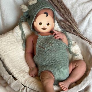 【美品】ニューボーンフォト辰コスチュームnewborn(その他)