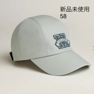 Hermes - 《新品》エルメス　キャップ　コットンベースボールキャップ・デイビス・H・セリエ