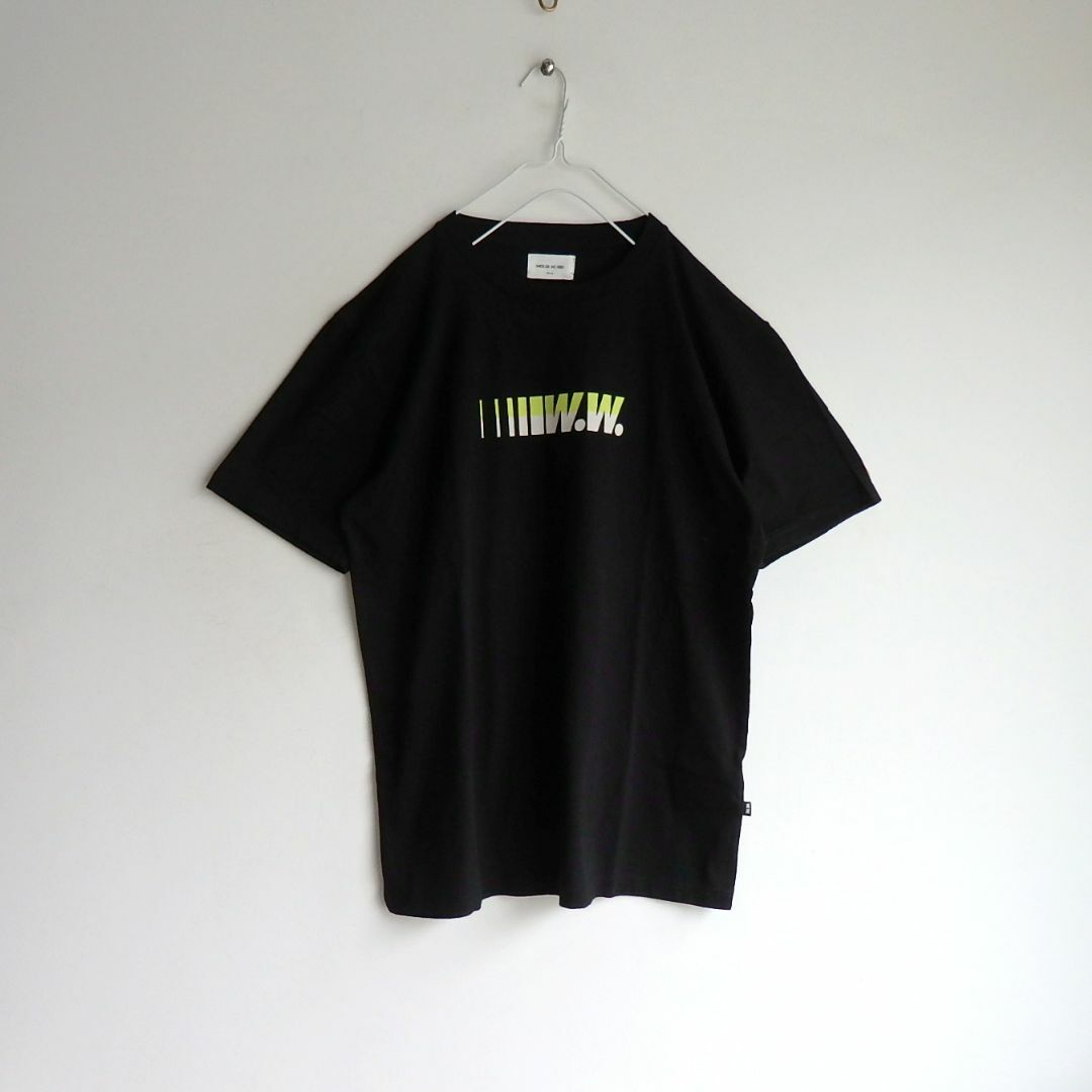 Bshop(ビショップ)のNS006【新品】定価11,000円　WOOD WOOD フロントロゴ　黒_M メンズのトップス(Tシャツ/カットソー(半袖/袖なし))の商品写真