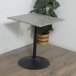 【新品・未使用】  カフェテーブル　　角テーブル  組み立て式　(コーヒーテーブル/サイドテーブル)