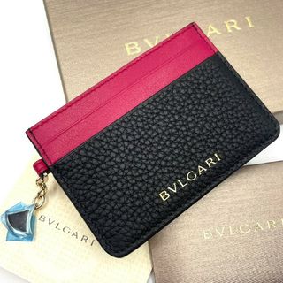 ブルガリ(BVLGARI)の☆未使用級 近年モデル☆BVLGARI カードケース バイカラー 通勤通学 ロゴ(名刺入れ/定期入れ)