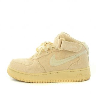 ナイキ(NIKE)のNIKE Stussy Air Force 1 Mid Fossil Stone(スニーカー)