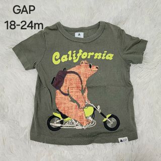 ベビーギャップ(babyGAP)のbabyGAP ベビーギャップ くま プリントTシャツ 18-24m 80cm(Ｔシャツ)