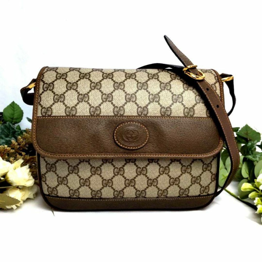 Gucci(グッチ)の★美品/クリーニング済み★グッチ ショルダーバッグ GGスプリーム ヴィンテージ レディースのバッグ(ショルダーバッグ)の商品写真