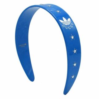 Gucci - 【新品】グッチ アクセサリー ヘアアクセサリー 702950 IAAA0 adidas x GUCCI アディダス トレフォイル プリント カチューシャ ヘッドバンド アウトレット レディース