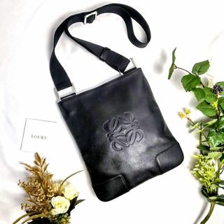 ロエベ(LOEWE)の★クリーニング済み★ロエベ　ショルダーバッグ　ブラック　ヴィンテージ(ショルダーバッグ)