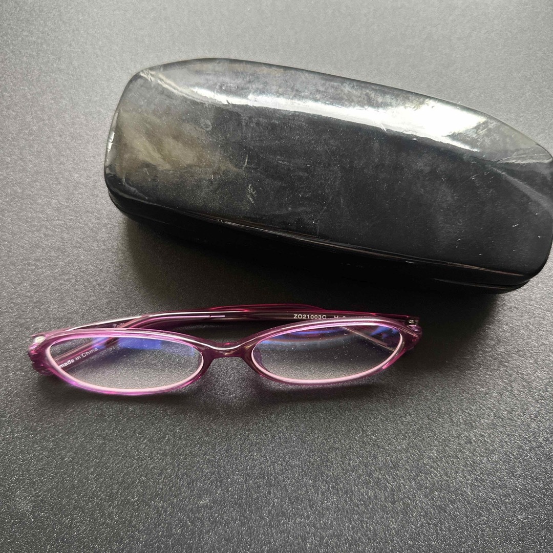 zoff ブルーライトカットメガネ レディースのファッション小物(サングラス/メガネ)の商品写真