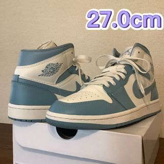 ナイキ(NIKE)のNIKE AIR JORDAN 1 MID University Blue(スニーカー)