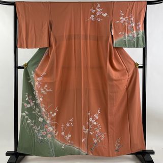 訪問着 身丈159cm 裄丈66cm 正絹 美品 秀品 【中古】(着物)