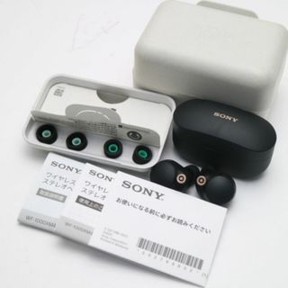 ソニー(SONY)の超美品 WF-1000XM4 ブラック  M111(ヘッドフォン/イヤフォン)