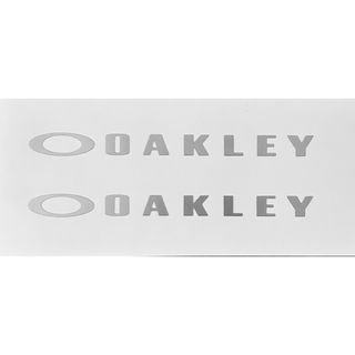 オークリー(Oakley)のOAKLEY オークリー カッティングステッカー◆シルバー◆2点◆(サーフィン)