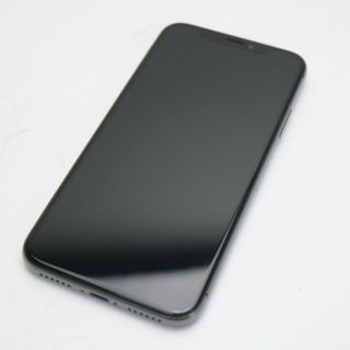 アイフォーン(iPhone)の超美品 SIMフリー iPhoneX 64GB スペースグレイ  M111(スマートフォン本体)