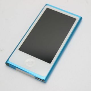 アイポッド(iPod)の新品同様 iPod nano 第7世代 16GB ブルー  M111(ポータブルプレーヤー)