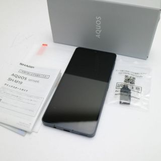 シャープ(SHARP)の超美品 SIMフリー AQUOS sense6 4GB 64GB SH-M19 ブラック M111(スマートフォン本体)