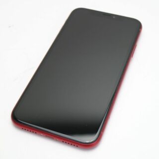アイフォーン(iPhone)の超美品 SIMフリー iPhoneXR 64GB レッド RED 白ロム  M111(スマートフォン本体)