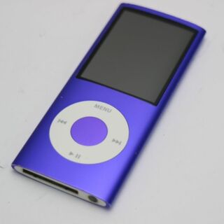 アイポッド(iPod)の超美品 iPOD nano 第4世代 8GB パープル  M111(ポータブルプレーヤー)