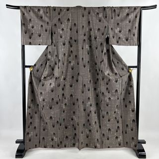 紬 身丈165.5cm 裄丈67cm 正絹 美品 名品 【中古】(着物)