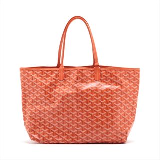 ゴヤール(GOYARD)のゴヤール  PVC×レザー  オレンジ レディース トートバッグ(トートバッグ)