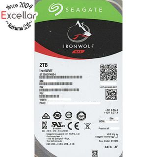 シーゲイト(SEAGATE)のSEAGATE製HDD　ST2000VN004　2TB SATA600 5900　12000～13000時間以内(PC周辺機器)