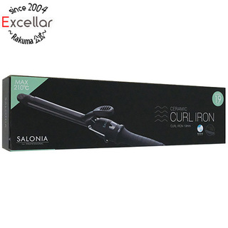SALONIA　セラミックカールアイロン 19mm SL-008AB　オールブラック(ドライヤー)