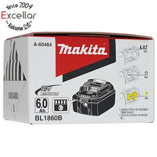 マキタ(Makita)の【新品(開封のみ)】 マキタ　リチウムイオンバッテリー 6Ah BL1860B A-60464　雪マーク付き(工具)