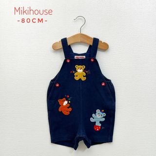 ミキハウス(mikihouse)の✨美品✨ミキハウス 　オーバーオール　コーデュロイ生地　日本製　80cm(カバーオール)